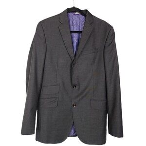 Ted Baker London Endurance Jim CT Mens 40L Gray Blazer Jacket Sport Coat‎
